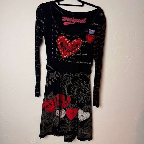 Desigual Heart & Butterfly Fit and flare dress - Picture 10 of 14